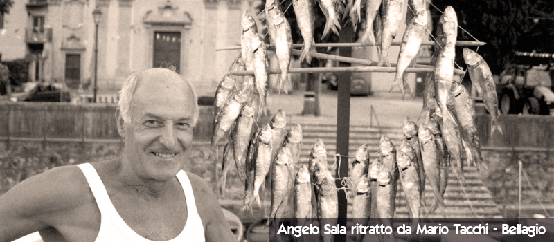 Angelo Sala (classe 1942) pescatore di San Giovanni a Bellagio esperto nella preparazione dei Misultitt.