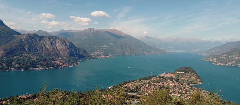 Escursione ad anello da Limonta al Belvedere di Makallé