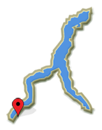 Mappa lago di Como (Blevio)