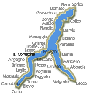 Mappa Isola Comacina