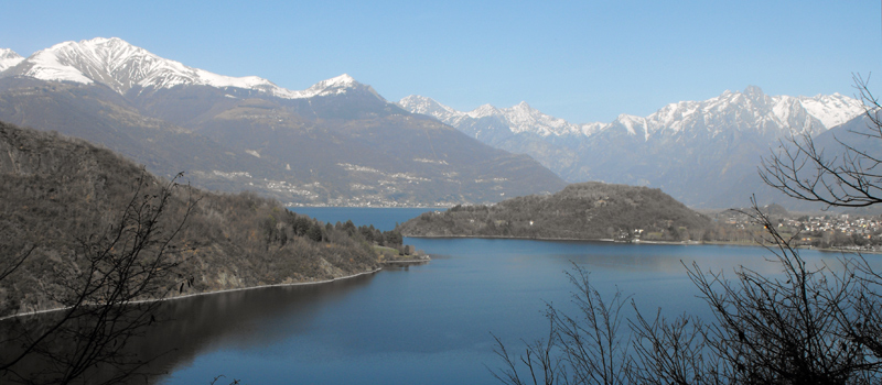 Cammino sulla Penisola dell'Olgiasca