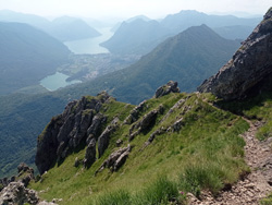 Sentiero panoramico (1510 m) - Plesio | Escursione da Breglia al monte Grona