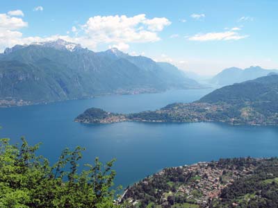 Panorama dal Sasso S.Martino (860 m) | Escursione da Griante al Sasso di San Martino