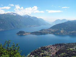 Panorama dal Sasso S.Martino (860 m) | Escursione da Griante al Sasso di San Martino