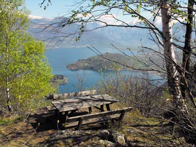 Sentiero del Viandante - 4ª Tappa | Panorama - Penisola dell'Olgiasca