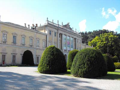 Il parco di Villa Olmo a Como