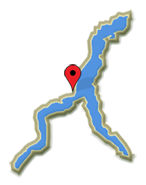 Mappa lago di Como (Griante)