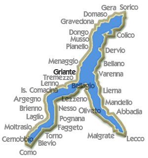 Mappa Griante