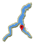 Mappa lago di Como (Oliveto Lario)